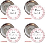 Chrzest Święty Pink - Zestaw przypinek o średnicy 56mm