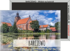 Magnes prostokątny | Barczewo | Widok na Kościół św. Anny