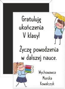 g7726 Gratuluję ukończenia 5 klasy magnes prostokątny.jpg