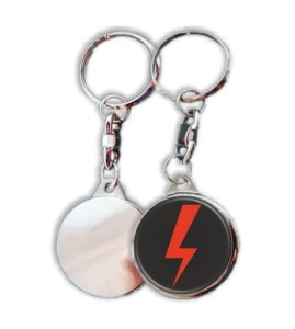 Brelok jednostronny Błyskawica -  Brelok Strajk Kobiet
