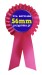 Kotylion różowy - rozeta z przypinką 56mm.jpg