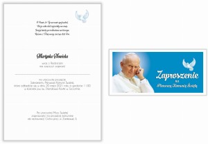 g2145 Zaproszenie na Pierwszą Komunię Świętą - Jan Paweł II.jpg
