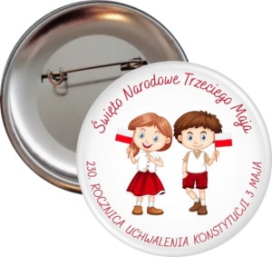 g2653 230 rocznica uchwalenia Konstytucji 3 Maja - przypinka 56mm dla dzieci.jpg