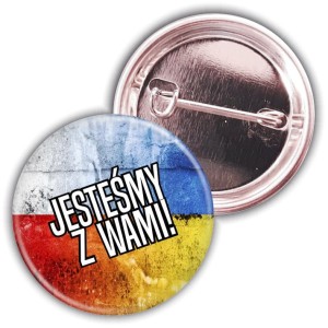g9506 Jesteśmy z Wami - Polska i Ukraina - przypinka 37mm.jpg