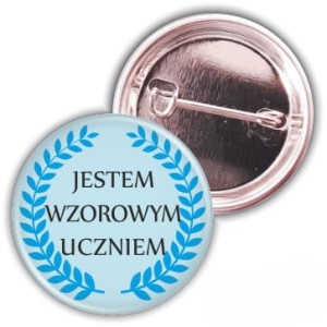 g7707 jestem wzorowym uczniem przypinka 37mm.jpg