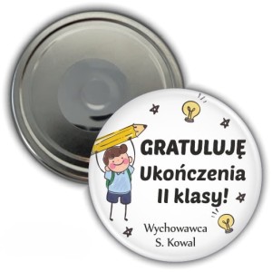 g7723 Gratulujuę ukończenia 2 klasy magnes okrągły 56mm.jpg